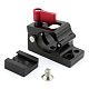 25mm Rod Clamp Holder Adapter for DJI Ronin M MX Monitor Bracket+1/4 Hot Shoe Adapter for 25-27mm Aluminum Tube Bracket
