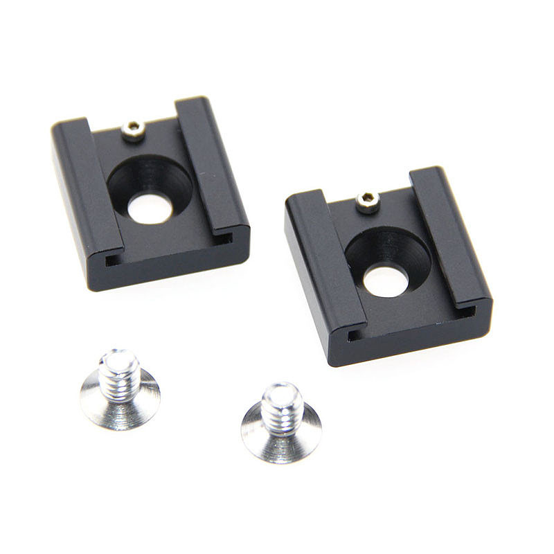 Hot Shoe Adapter 1/4 Screw For Canon DSIR Camera Cage Rig Microphone Studio Kit