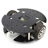2WD Two-drive Type 37B280 Intelligent Car 37GB Gear Motor Robot 200mm Acrylic Plate Chassis Model DIY Toy Accessories Technology