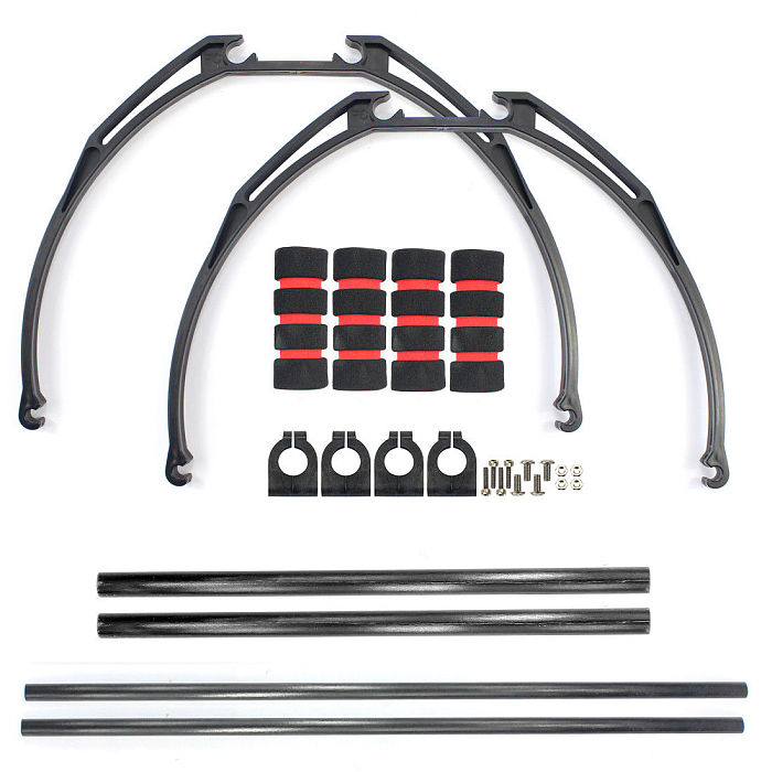 JMT J510 Carbon Fiber 4-axis Foldable Rack Frame Kit for DIY Quadcopter RC Drone