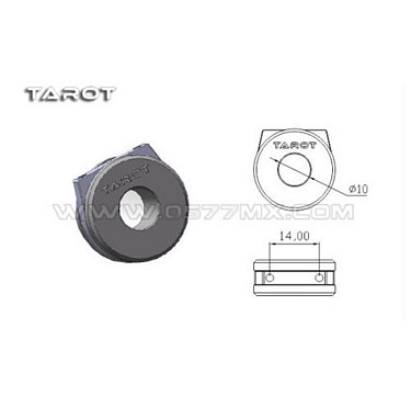 Tarot FY680 650 680 M10 Metal Damper Rubber Mount Kit TL68B10 for 10mm Pipe Tube