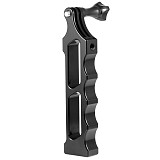Black Aluminium Tactical Grip Handheld Monopod + Metal Screw Pole Tripod Mount for GoPro Hero3/3+/4/5