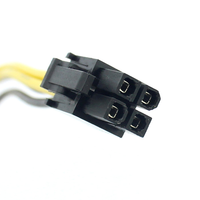4Pin CPU Power Supply Extension Cord Cable Desktop 4 Pin 4P ATX Power Male to Female Connector Cable 20cm UL 18AWG Wire