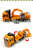 1:48 Alloy Pull Back Engineer Truck Childrens Kids Educational Engineering Dump Truck Simulation Toys Car Gift 22*10*6.5cm