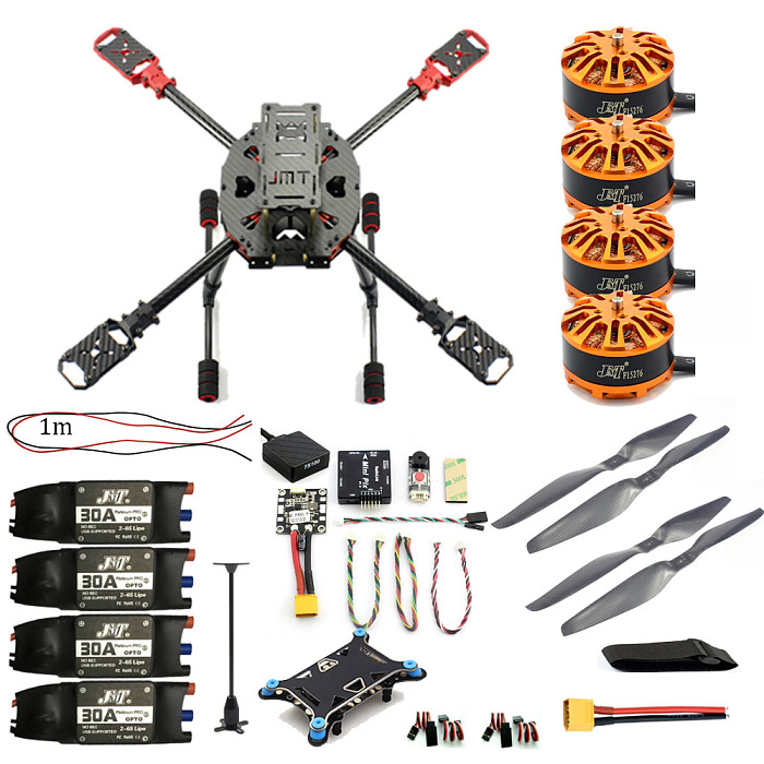 DIY 2.4GHz 4-Aixs Quadcopter RC Drone ARF 630mm Frame Kit Radiolink MINI PIX+GPS Brushless Motor ESC Altitude Hold
