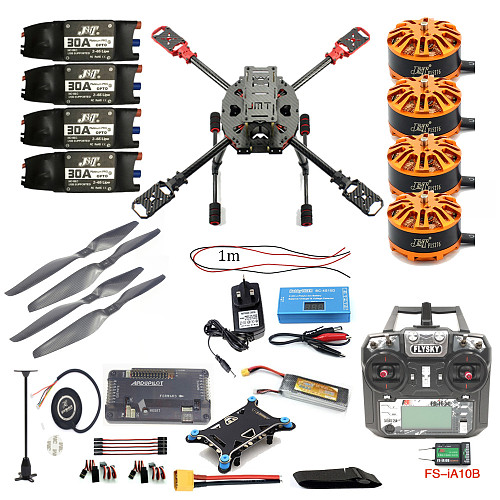 Full Set DIY 2.4GHz 4-Aixs Quadcopter RC Drone 630mm Frame Kit APM2.8 Flight Controller with FS-i6X TX RX Brushless Motor ESC Altitude Hold