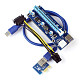 XT-XINTE PCI-E Express 1x 4x 8x 16x Extender Riser Card Adapter 6Pin DC-DC Power Cable for ETH Bitcoin Mining Device