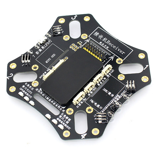 Integrated APM Flight Control Upper Board Highlight LED GPS Light Unlock Light for F450 Quadcopter Drone