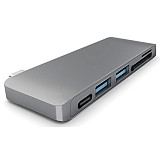 USB-C 3.1 Multi-port Hub Adapter with 2 Ports USB 3.0 Type-C Hub Splitter PD SD/TF Card Reader for Macbook Pro Air Upgrade