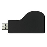 High Quality Portable Piano Shape External USB 2.0 to 3D Audio 8.1 Channel Sound Card Adapter for Win XP/7/8 Android Linux MacOS
