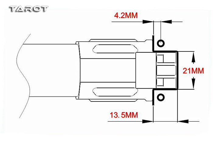 Tarot T28 Waterproof Folding Arm Base / 6 Degree Tilt TL28A2 for Camera Drone RC Quadcopter