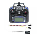 Flysky FS-i6 6CH 2.4G AFHDS 2A LCD Transmitter Radio System w/  FS-A8S V2 Receiver for Mini FPV Racing Drone RC Quadcopter