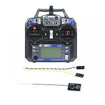 Flysky FS-i6 6CH 2.4G AFHDS 2A LCD Transmitter Radio System w/  FS-A8S V2 Receiver for Mini FPV Racing Drone RC Quadcopter