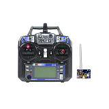 Flysky FS-i6 6CH 2.4G AFHDS 2A LCD Transmitter Radio System w/  FS-X6B Receiver for Mini FPV Racing Drone RC Quadcopter