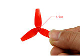 10pairs Kingkong LADRC 48mm Propeller 3blade 1mm Props for Tiny8X FPV Racing Drone Quadcopter RC Racer