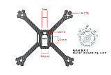 LDARC kingkong 200GT Kit 200mm FPV Racing Frame for RC Drone Quadcopter Racer