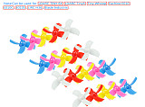 10Pairs LDARC Kingkong 31mm 4 Blade Propeller for TINY6 6X JJRC H36 E010 Brushed FPV Racing Drone Quadcopter RC Racer