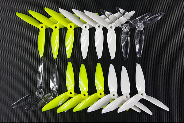 8Pairs LDARC Kingkong 5150 3 Blade Props 5 inch Propeller for FPV Racing Drone Quadcopter RC Racer