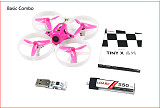Kingkong LDARC Tiny 8X RTF Mini FPV Racing Drone Quadcopter 85mm Frame 8520 Motor 550mAh 3.8V 50C Lipo Battery 48mm Propeller