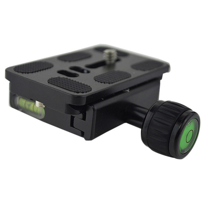 CNC Quick Release Plate PU60 for SLR Camera PTZ Tripod Ball Head Clamp 38.5mm