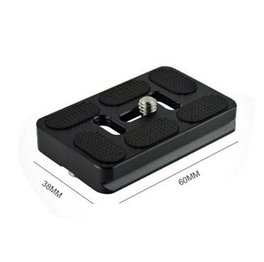 Aluminum Quick Release Plate PU60 for SLR Camera PTZ Tripod TB0 TB1 TB2KB-0 38mm