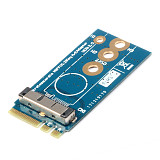 Mini PCI-E to NGFF M.2 M KEY BCM94360CS2 BCM943224PCIEBT2 Wireless Adapter Card Converter for Mac OS Hackintosh A/E