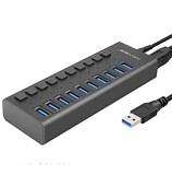 Acasis 10-port USB 3.0 Splitter With Power Supply Multi-interface Expansion HUB