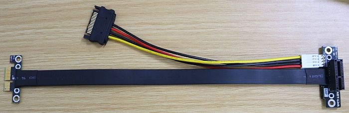 Graphics Card Extension Cable Adapter PCI-E M.2 M2 to x16 for PC Bitcoin Mining