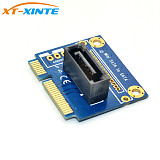 XT-XINTE mSATA to SATA Converter Card Mini SATA to 7Pin PCI-e Extension Adapter board Half-size for 2.5  3.5  HDD SSD Hard Drive