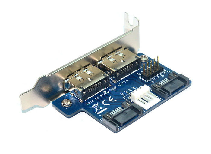 Dual Port SATA to 5V 12V Power Over ESATA USB Port Adapter Convert Expansion Converter Card Connect to 2.5  3.5  Hard Disk