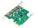 2 / 4 Port SuperSpeed USB 3.0 PCI-E PCI E Express Riser Card Expansion Adapter USB 3.0 HUB with SATA / 4PIN Power Connector