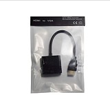HDMI to VGA Adapter Cable Video Cord Converter Adapter 1080P For TV Monitor