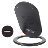 Q1 Fast Wireless Charger Dual Coils Charging Stand For iPhone Samsung