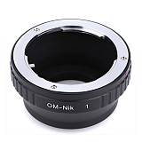 BGNING Camera Lens Adapter Ring OM-N1 for Olympus OM Lens for Nikon Nikon1 J5 J1 V1 J2 V2 J4 V3 S1 S2 Camera Mount Adapter
