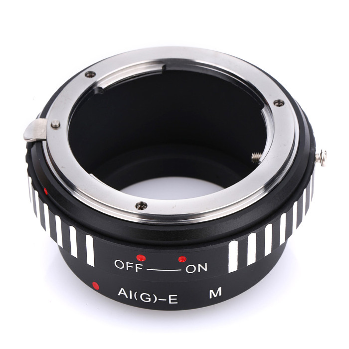 BGNING Camera Lens Adapter Ring AI(G)-EF.M for Nikon AI D S G Lens to for Canon EF-M EOS-M EFM EOSM M2 M3 EOSM5 EOSM6 M10 Camera