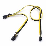 Modular PSU Power Supply Cables 8Pin to 6+2Pin Cable Graphics Card Module Line 8P to Dual 8p Splitter Ribbon Cable 18AWG 70+20cm