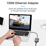 Ethernet Adapter USB RJ45 100 Mbps Externe Type-C RJ45 USB Ethernet Converter