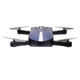 QWinOut Upgraded version JY018 WIFI Quadcopter With 200W WIFI 120 Degrees Wide Angle Camera Foldable Arm Altitude Hold RC Mini Quadcopter Selfie Pocket Drone Royal Blue Color