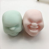 Squeeze Human Face Emotion Vent Ball Stress Relieve Adult Decompression Toys Fun