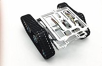 FEICHAO Tracked Robot Smart Car Platform Aluminum alloy Chassis with Dual DC Motor for Arduino DIY