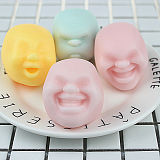 Squeeze Human Face Emotion Vent Ball Stress Relieve Adult Decompression Toys Fun