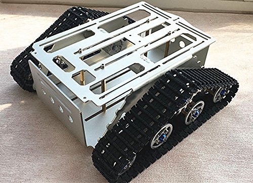 FEICHAO DIY RC Intelligent Robot Car Aluminum Alloy Tank Chassis Wall-e Caterpillar Tractor Crawler