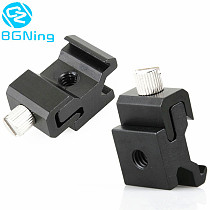 BGNING Metal Camera Flash Hot Shoe Mount Adapter with 1/4 Screw Adapter Seat Block to Flash Bracket Holder for Camera Tripod