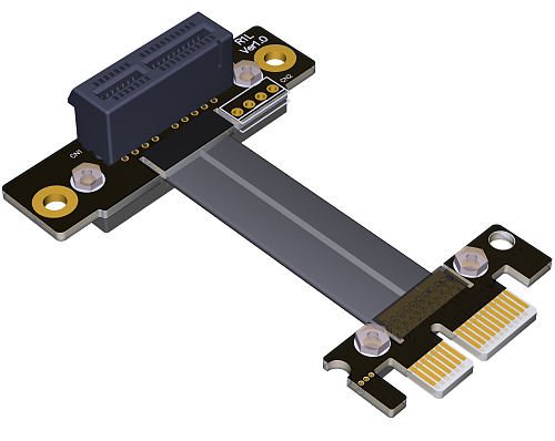 XT-XINTE PCIe3.0 X1 Extension Cable PCI-E for Data Acquisition Card Wireless Network Card