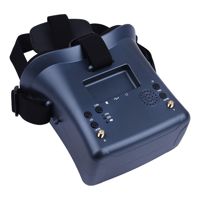 5.8G 40CH FPV Goggles LS-008D 4.3inch Built-in Battery For Racing Drone RC Model