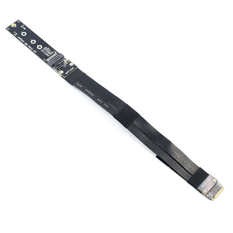 XT-XINTE M.2 NVMe SSD SSD Extension Cable M2 Supports PCI-E 3.0 x4 Full Speed 32G\bps