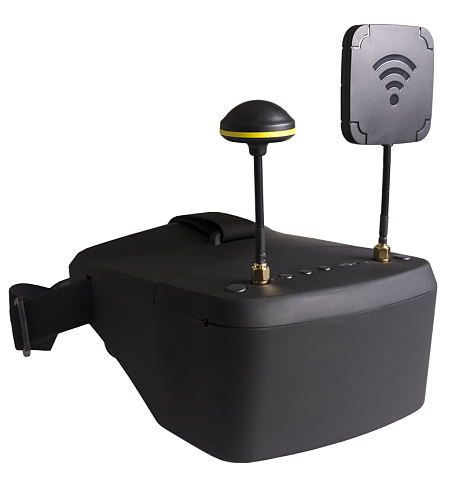 LS-800D FPV Goggles 5.8G 40CH 5Inch Video Headset HD DVR For RC Model Racer