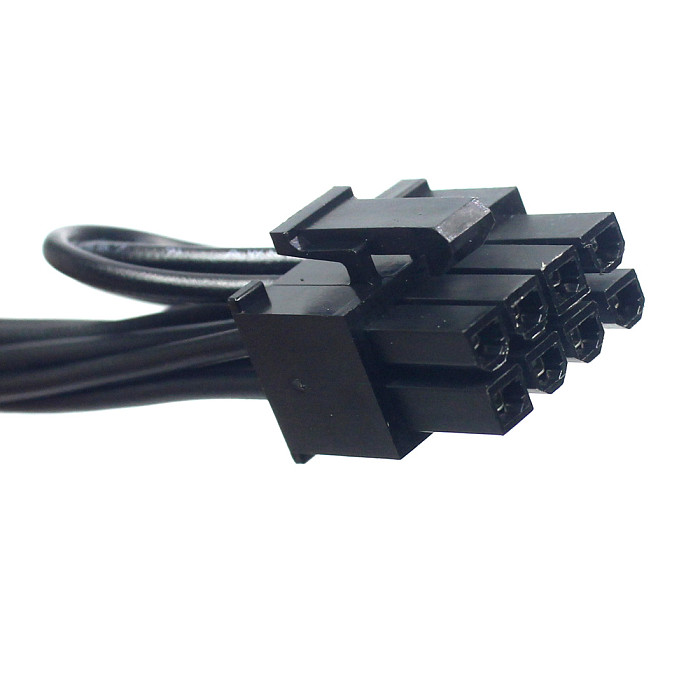 XT-XINTE Mini 6Pin to PCI-E 6Pin + 8Pin (6+2) Dual PCI-Express Ports Cable Video Graphic Card Power Cable for G5/Mac Pro 30CM+15CM