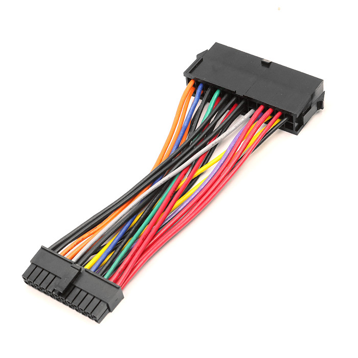 XT-XINTE ATX PSU Standard Female 24Pin to Mini 24P Male Internal Power Cable Adapter Converter Cable for DELL 780 980 760 960 PC