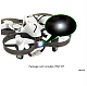 KINGKONG LADRC Tiny R7 Frame Kit Wheelbase 75mm for DIY FPV Brush Mini Racing Drone Quadcopter